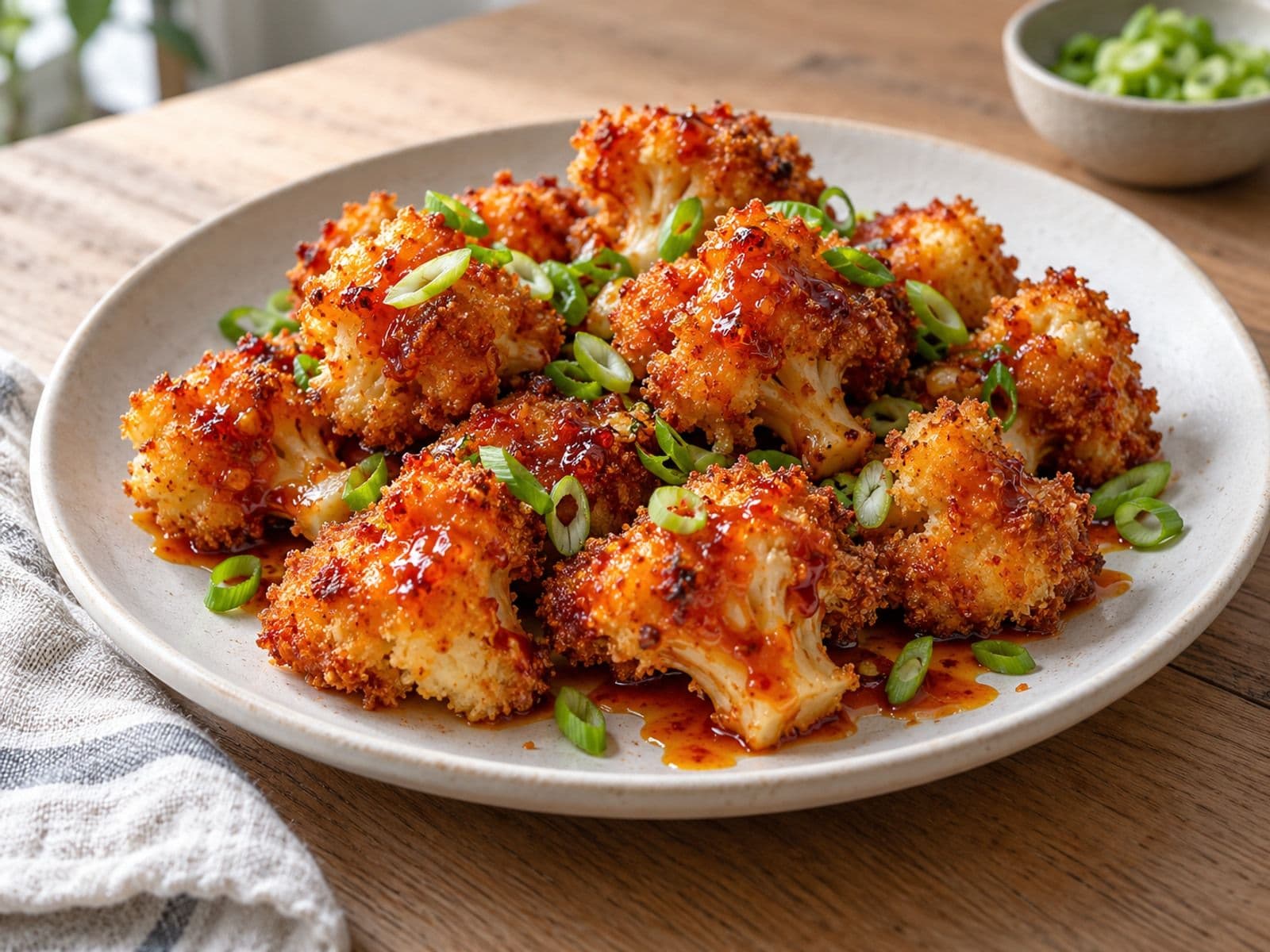 Bloemkoolwings met sriracha